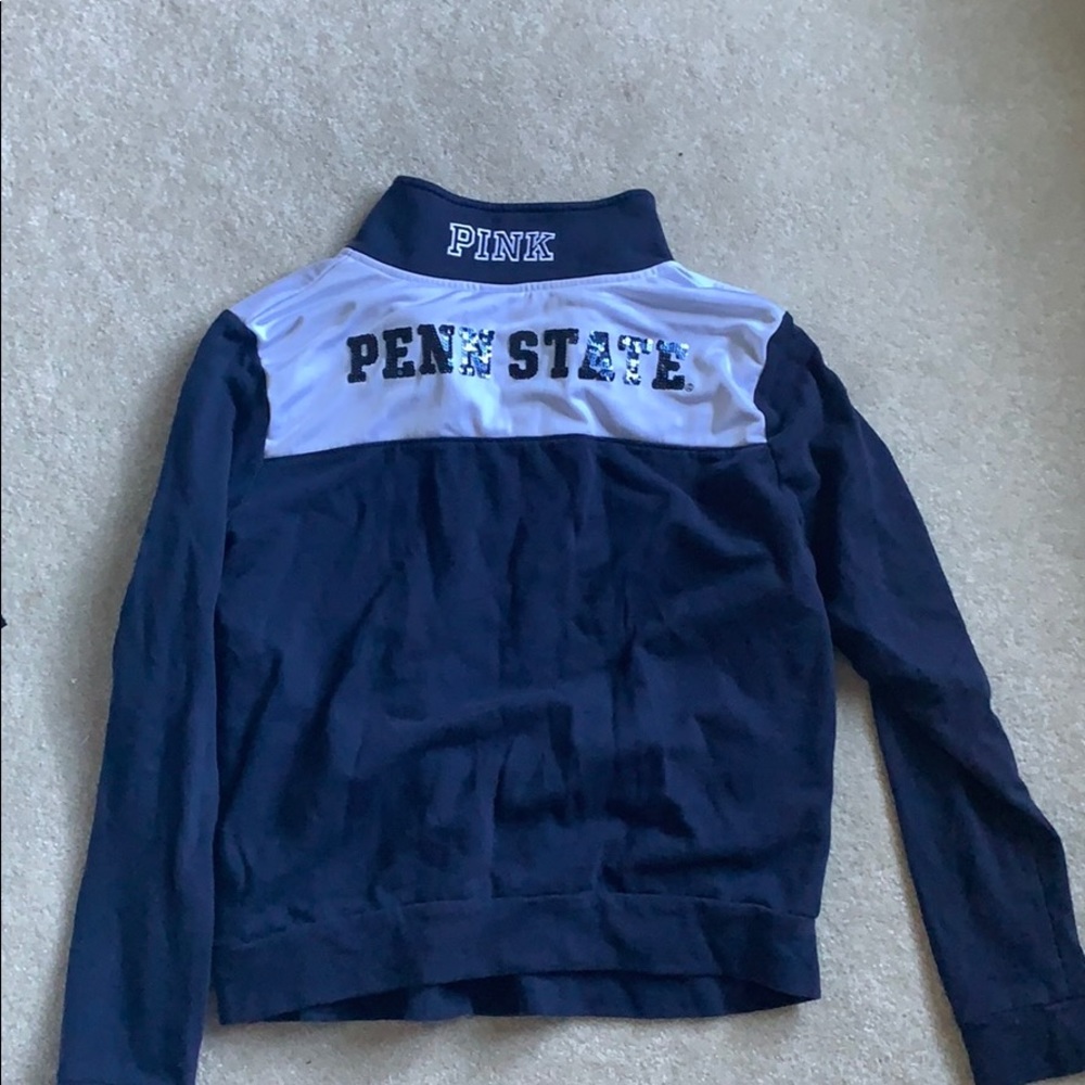 PINK Penn State quarter zip sweatshirt